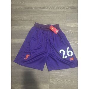 NB LIVERPOOL LFC Home Purple -  Soccer Shorts Women small - NWT